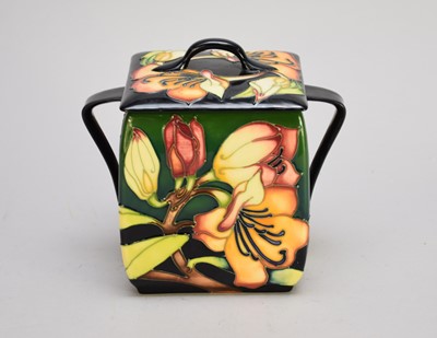 Lot 381 - Moorcroft 'Pencarrow' biscuit jar and cover