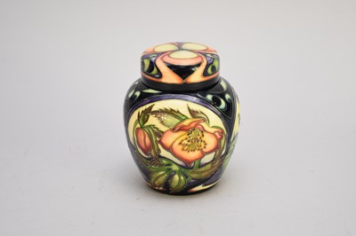 Lot 382 - Moorcroft 'Ashwood Gold' ginger jar and cover
