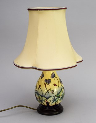 Lot 378 - Moorcroft 'Hepatica' table lamp