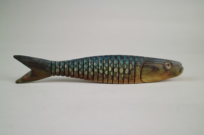 Lot 50 - Jeff Soan (British 20th Century) Two Articulated Fish