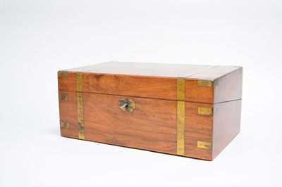 Lot 487 - A Victorian / Edwardian rosewood writing slope