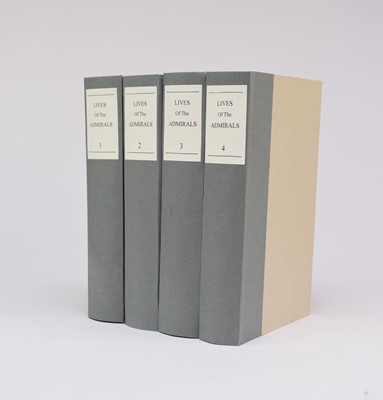 Lot 1057 - CAMPBELL, J, Lives of the British Admirals, 4 vols, new edition, 1781.  Recently rebound.