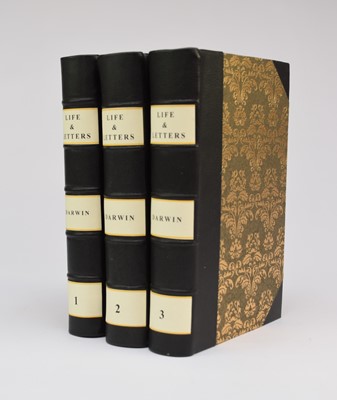 Lot 1056 - DARWIN, Francis, Life and Letters of Charles Darwin, 3 vols, 1887