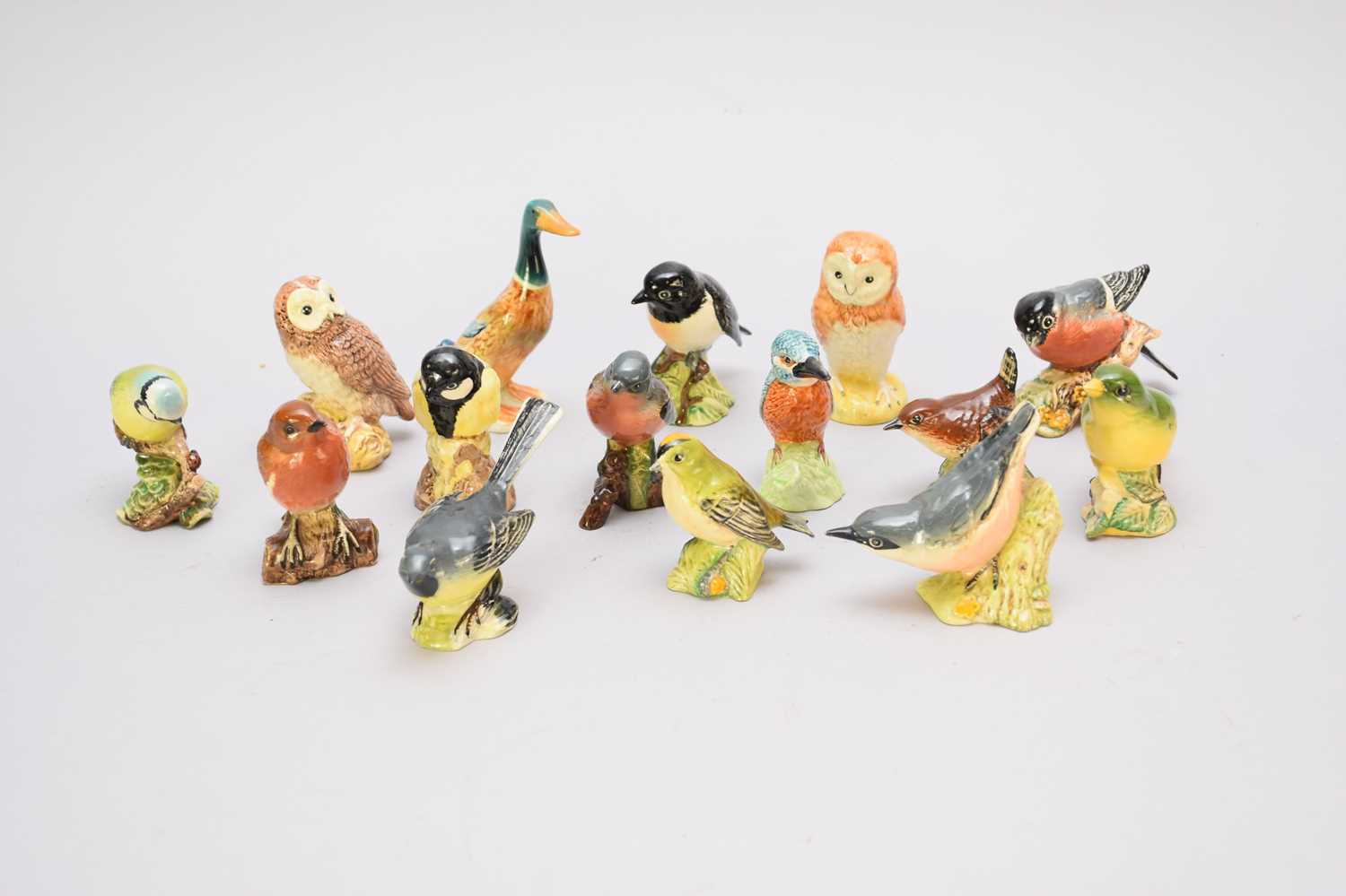 Lot 288 - Fifteen small Beswick birds