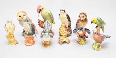 Lot 321 - Eleven large Beswick models of Birds