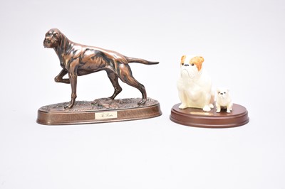 Lot 322 - Beswick pointer and Bulldogs