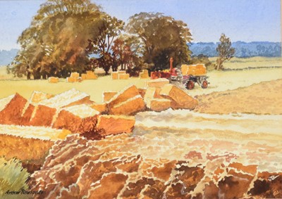 Lot 181 - Arthur Rowlands (1904-2000) Two Rural Watercolours