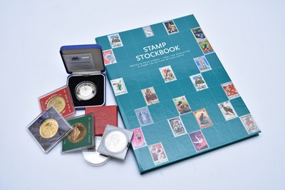 Lot 241 - A collection of coins and stamps