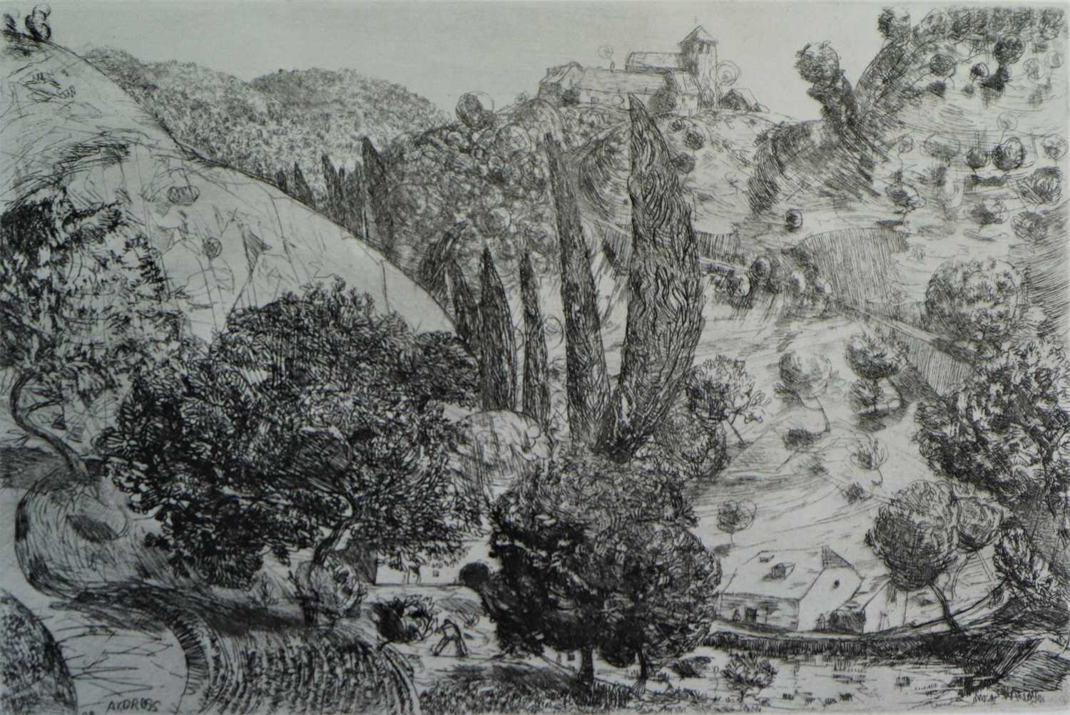 Lot 169 - Anthony Gross (1905-1984) Chasteaux Correze