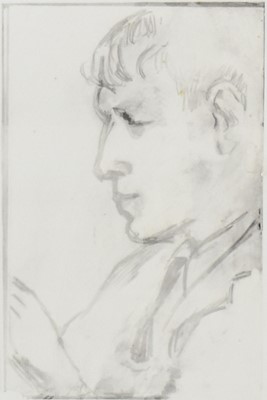 Lot 90 - Maurice Field (1905-1988) Portrait of Poet W.H. Auden