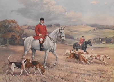 Lot 206 - After Alfred Grenfell Haigh (1870-1963) Hunting Scene