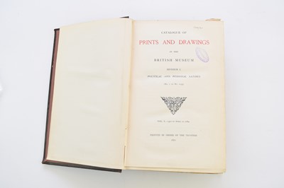 Lot 1066 - CATALOGUE OF PRINTS AND DRAWINGS in the British Museum