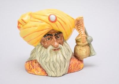 Lot 349 - Large Royal Doulton 'Snake Charmer' character jug