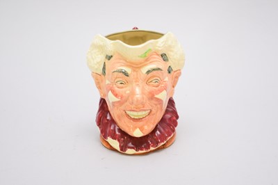 Lot 350 - Large Royal Doulton 'The Clown' character jug