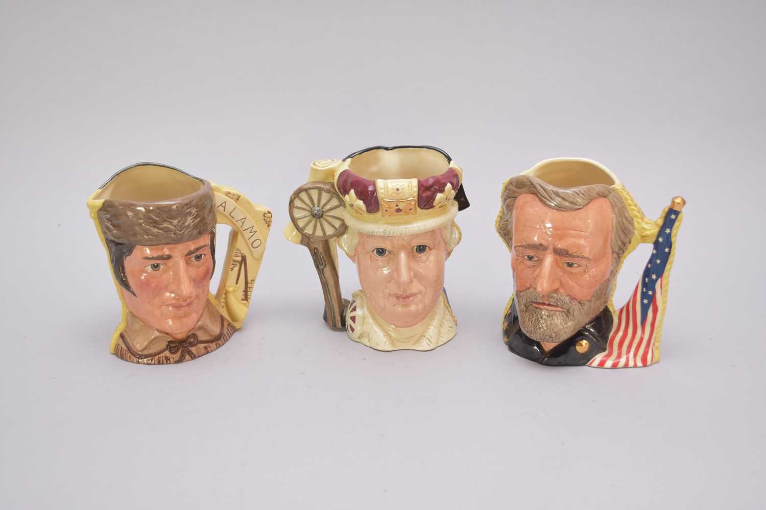 Lot 352 - Three large Royal Doulton 'Antagonist Collection' character jugs