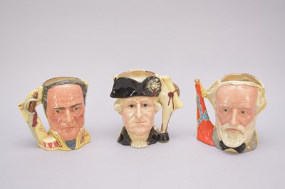 Lot 352 - Three large Royal Doulton 'Antagonist Collection' character jugs