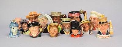 Lot 354 - A group of assorted medium and small Royal Doulton character jugs