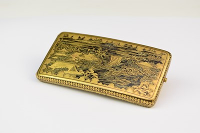 Lot 166 - A Japanese card case by Komai