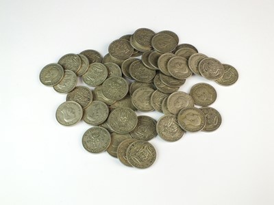 Lot 161 - A large collection of pre-1947 Great Britain silver coinage