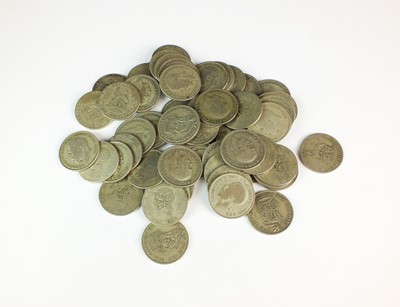 Lot 124 - A large collection of pre-1947 Great Britain silver coinage