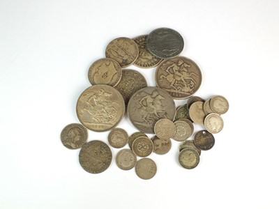 Lot 137 - A collection of British silver coins