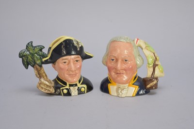 Lot 361 - A pair of Royal Doulton character jugs of Captain Bligh and Fletcher Christian