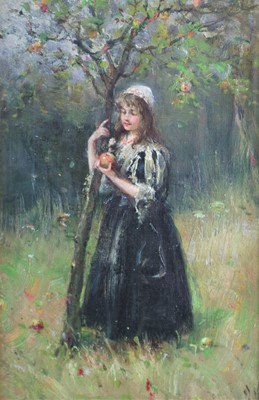 Lot 143 - Davidson Knowles RBA (1878-1909) A Daughter of Eve
