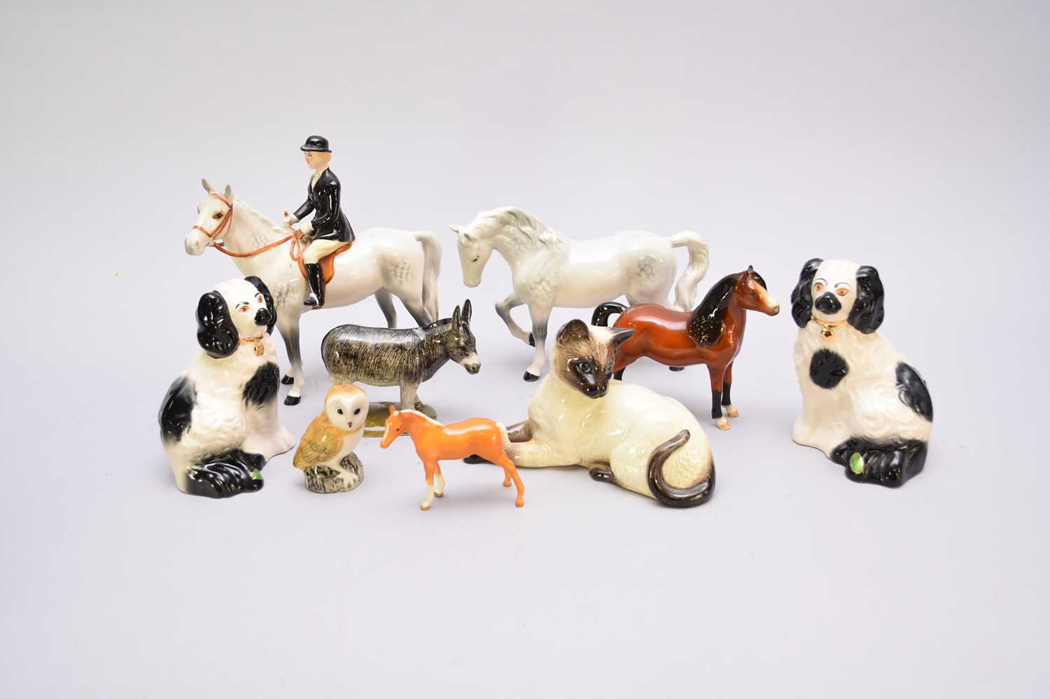 Lot 281 - A collection of Beswick and Coopercraft animals