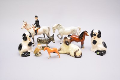 Lot 281 - A collection of Beswick and Coopercraft animals