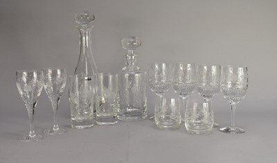 Lot 270 - A suite of glass in a design similar to Stuart Crystal Cascade