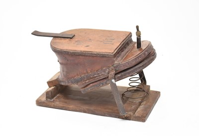 Lot 476 - An Edwardian foot fire bellows