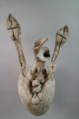 Lot 135 - Pair of Ceramic Hare Sculptures