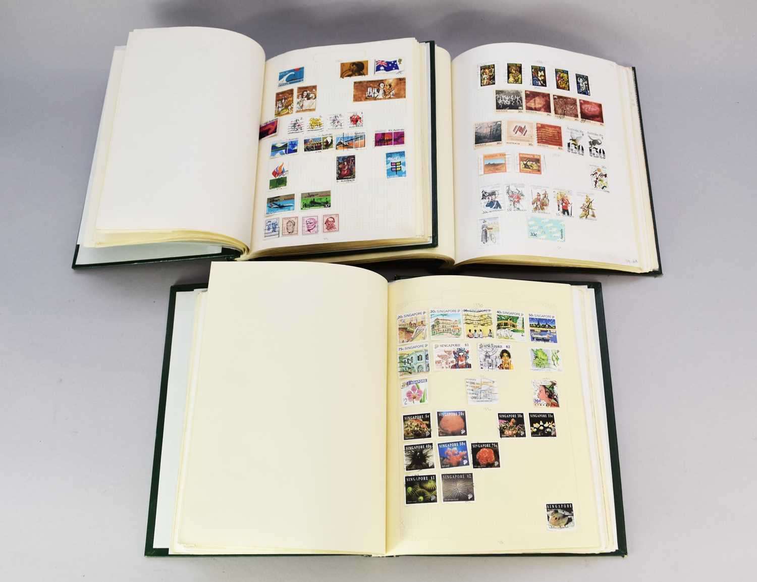 Lot 179 - Three stamp albums of mint and used Commonwealth stamps