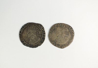 Lot 142 - Two Charles I shillings