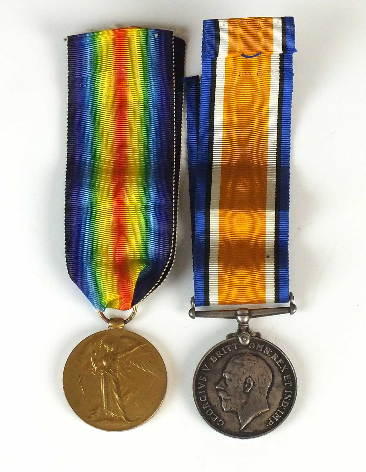 Lot 29 - First World War pair of medals awarded to Surgeon Lieutenant McCord, Royal Navy