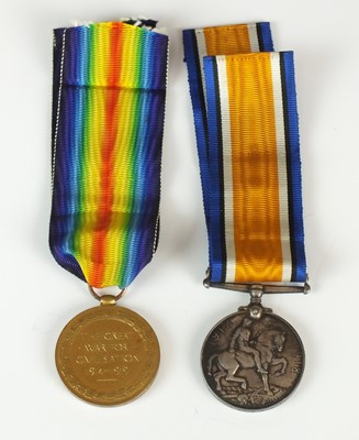 Lot 29 - First World War pair of medals awarded to Surgeon Lieutenant McCord, Royal Navy