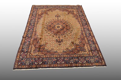 Lot 302 - A recent Mood (Moud) pattern carpet, Iran