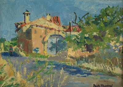 Lot 31 - Faith Sheppard (1920-2000) Three French Oil Studies