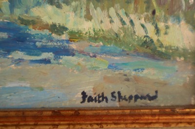 Lot 31 - Faith Sheppard (1920-2000) Three French Oil Studies