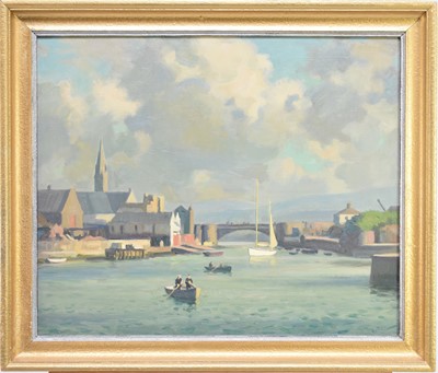 Lot 193 - Frank Jameson (1899-1968) Estuary Scene