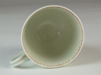 Lot 106 - Worcester polychrome coffee cup, circa 1765-75
