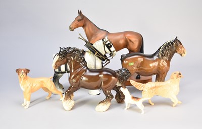Lot 360 - A group of Beswick animals