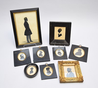 Lot 296 - British School (19th Century) Collection of 13 Silhouette Portraits