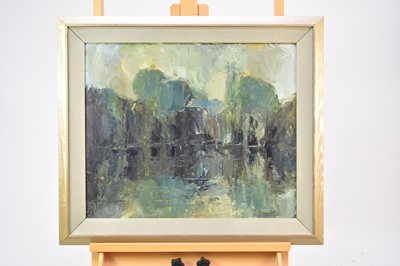 Lot 114 - Ted (Edwin James) Dummett RCA (1906-1989) Dark Pool, Trefriw, Conwy