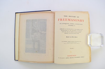 Lot 1005 - GOULD, Robert Freke, History of Freemasonry, 6 vols, 4to, circa 1886