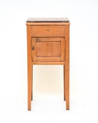 Lot 612 - An early 20th century French bedside cupboard