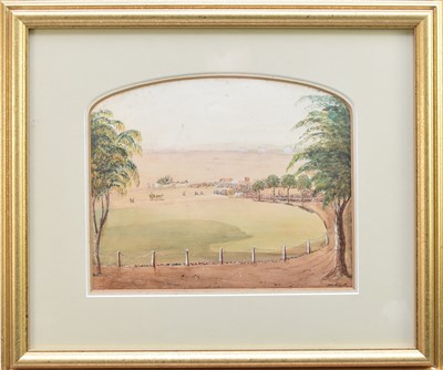 Lot 322 - Mark Heath (English School, 19th century), a rural, possibly coronation pageant, dated 1837