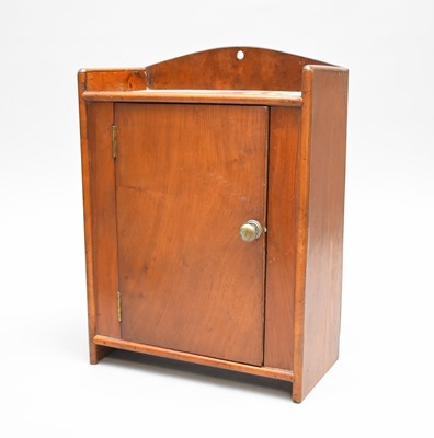 Lot 610 - A 19th century mahogany wall cupboard