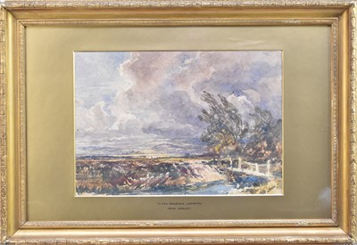 Lot 324 - John Keeley (British, 1849-1930), 'In the Meadows, Llandrillo', watercolour, 26 x 38cm