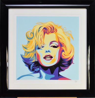 Lot 2 - Rourke van Dal (British b.1969) Marilyn Monroe (Blue)